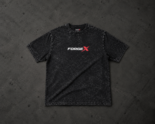 Acid wash Over sized Honor and strength T- Shirt